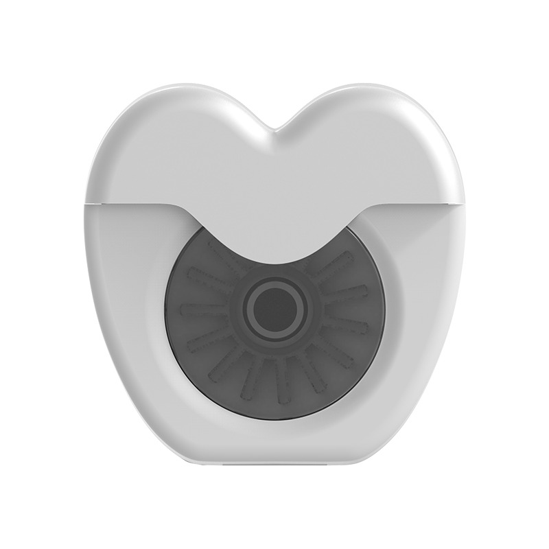 Hilo dental de 50M con sabor a durazno, forma de corazón, empaquetado en caja, hilo dental ultra-fino y suave de seda