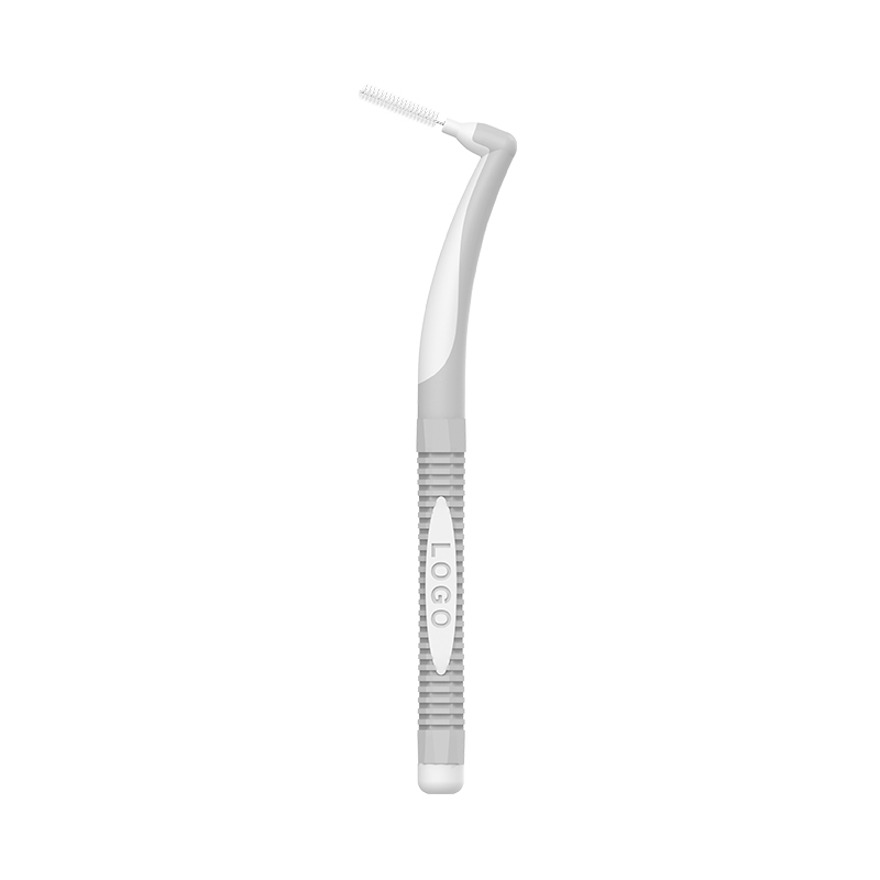 Cepillo interdental de alambre de acero inoxidable de forma L para limpieza dental, cepillos interdentales ecológicos personalizables según su estándar