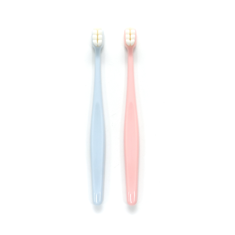 PP Comfort Many Ultra-Fine Soft PBT BRISTLE Adulto, limpieza profunda de color profundo Cepillo de dientes de color elegante