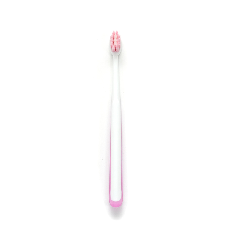 Cepillo de dientes para adultos de limpieza profunda con mango PP/TPE, cerdas ultrafinas suaves PBT, mini cabezal