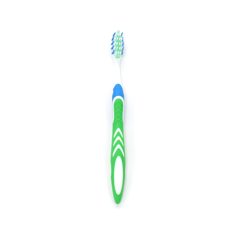 Mango PP/TPE Mango ultra fino PBT+Masaje de silicona BRISTLE USA Style 3 color Cepillo de dientes de limpieza profunda para adultos para adultos