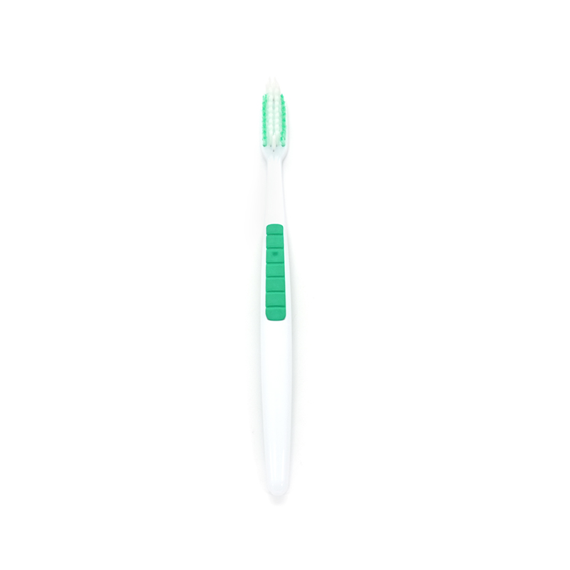 Cepillo de dientes para adultos de limpieza profunda con mango PP/TPE, cerdas PBT, cabezal largo