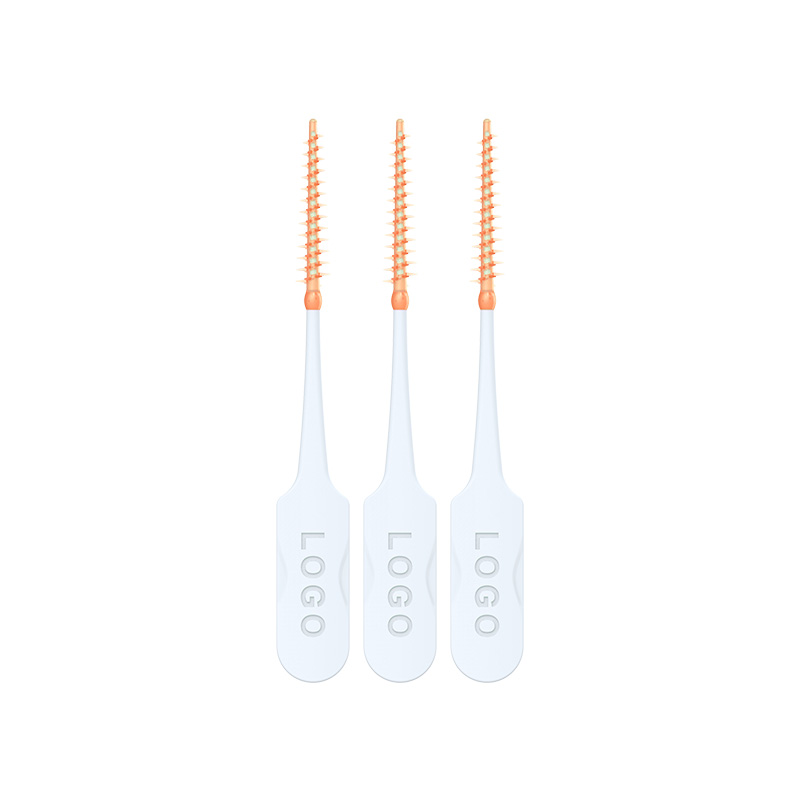 Cepillo interdental suave con cerdas de TPE, 360° de limpieza dental, colorido y ecológico en forma de 
